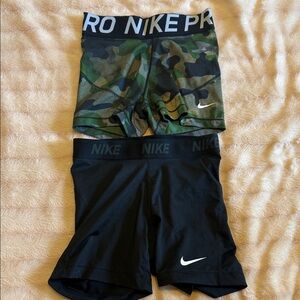 Women’s workout bundle Nike small shorts